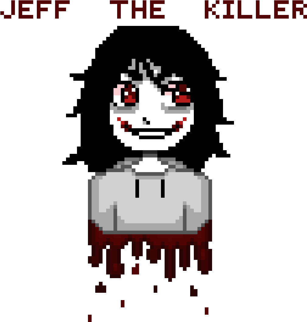 Pixelated Horror Character PNG Image