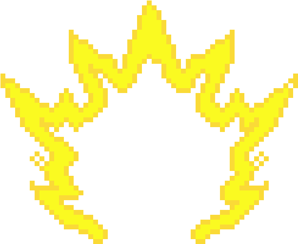 Pixelated Lightning Bolt PNG Image