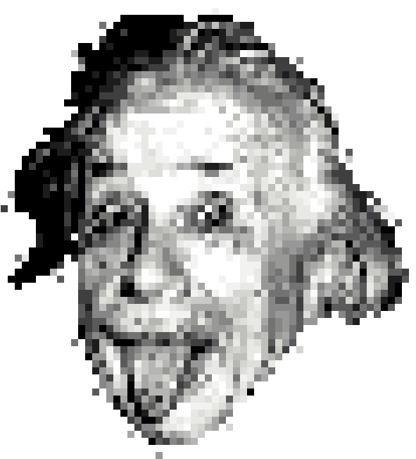 Pixelated_ Portrait_of_ Smiling_ Man PNG Image