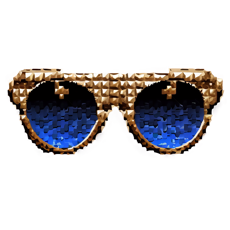 Pixelated Sunglasses Png Vve99 PNG Image