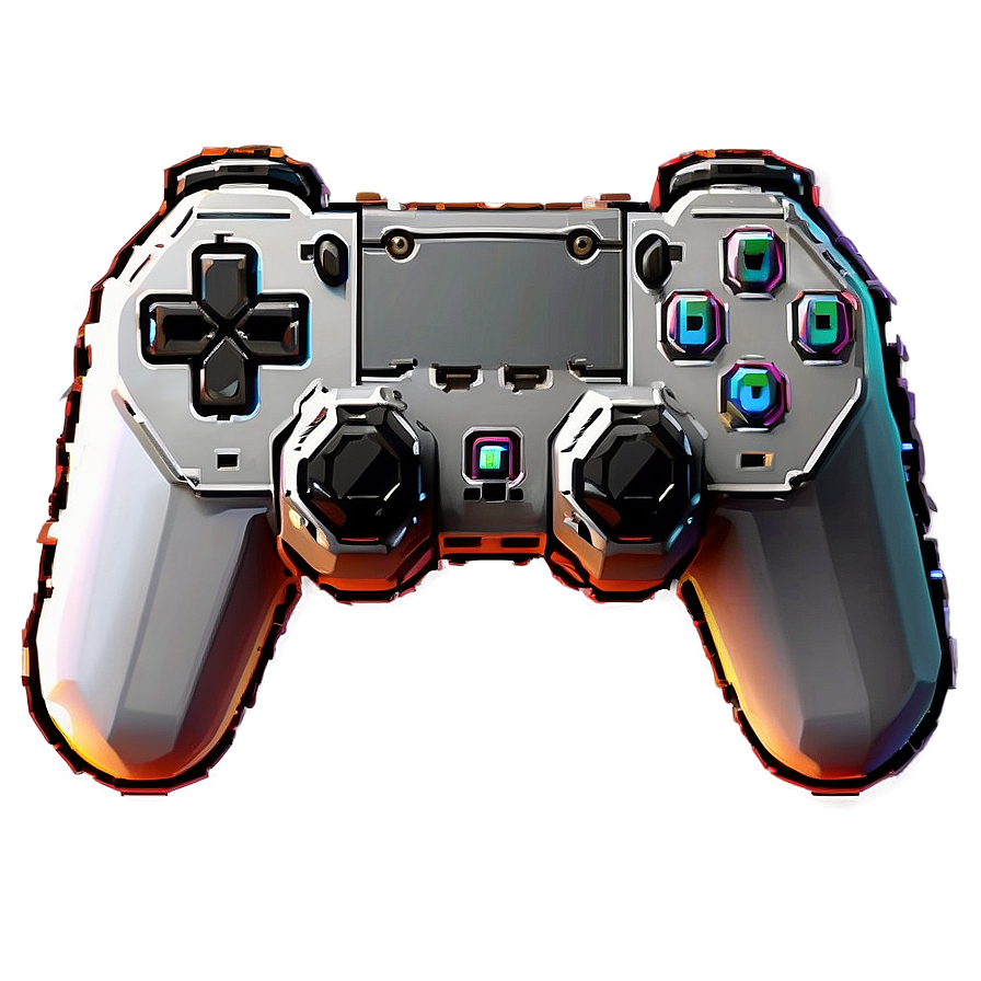 Pixelated Video Game Controller Png 06112024 PNG Image