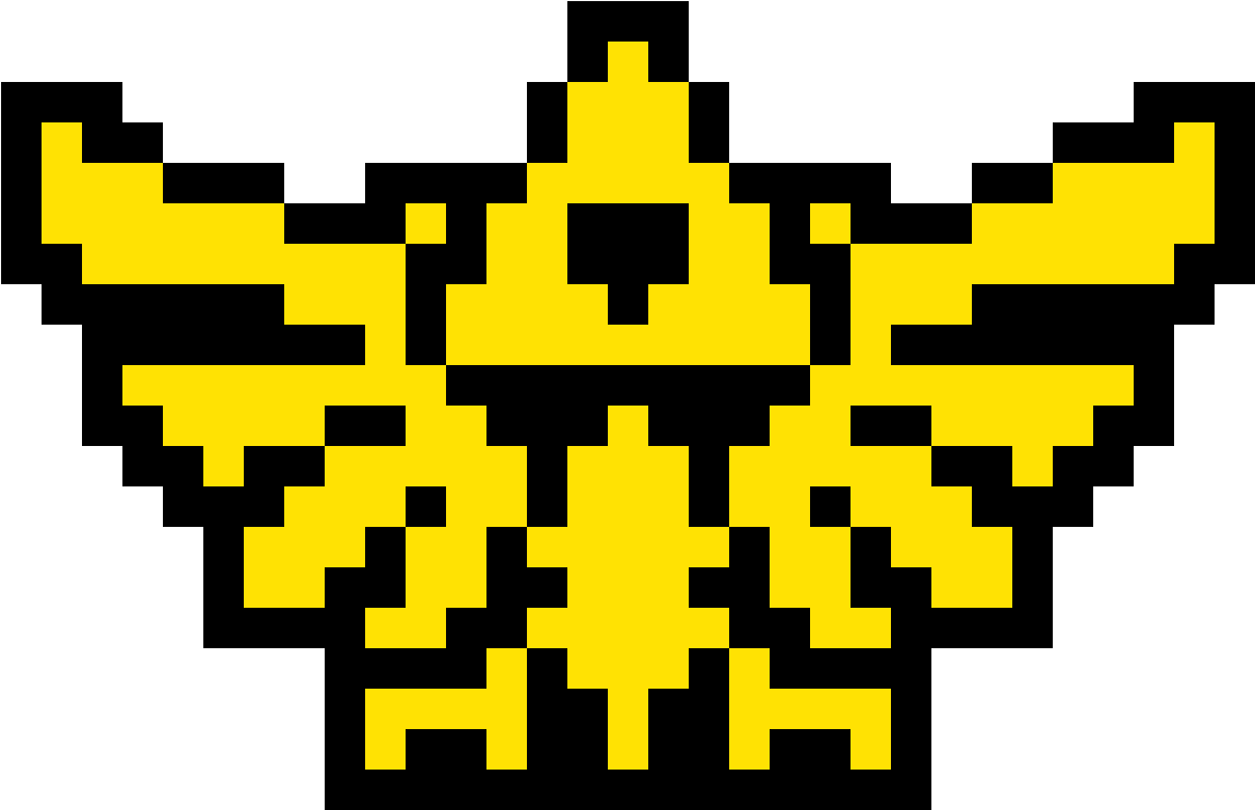 Pixelated Yellow Hearton Grey PNG Image