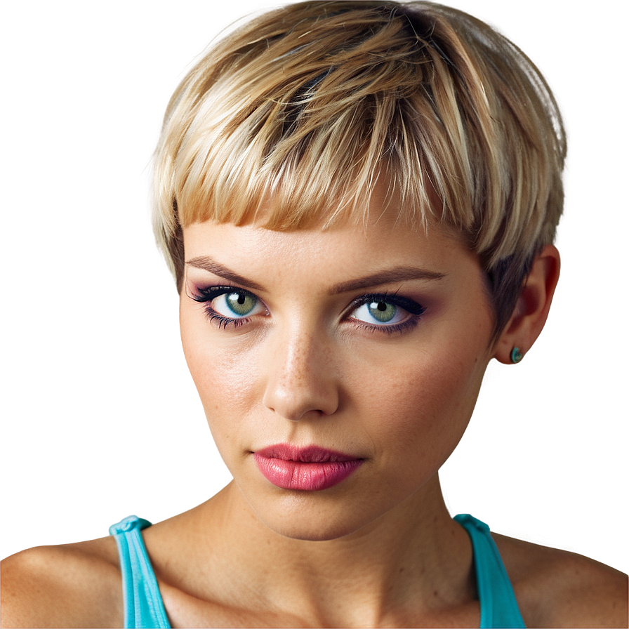 Pixie Cut Blond Hair Png 47 PNG Image