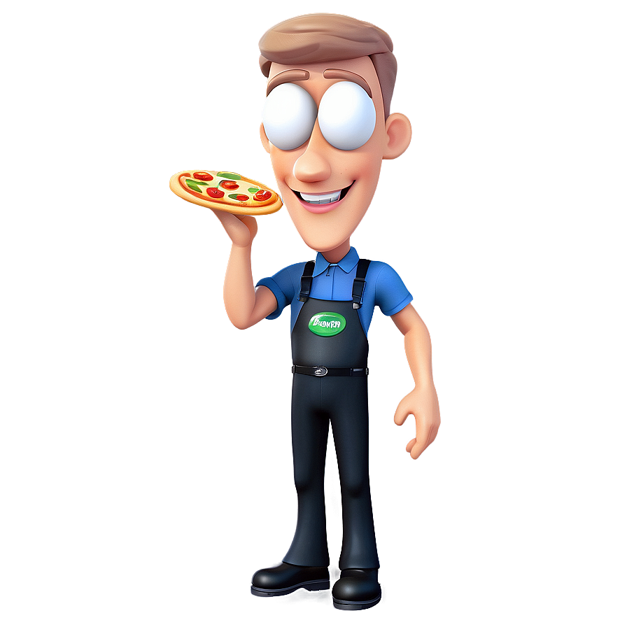 Pizza Cartoon Character Png Kfh PNG Image