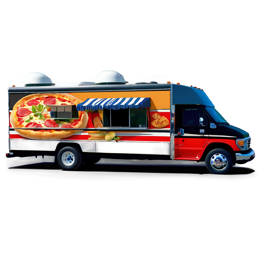 Pizza Food Truck Png Eae49 PNG Image