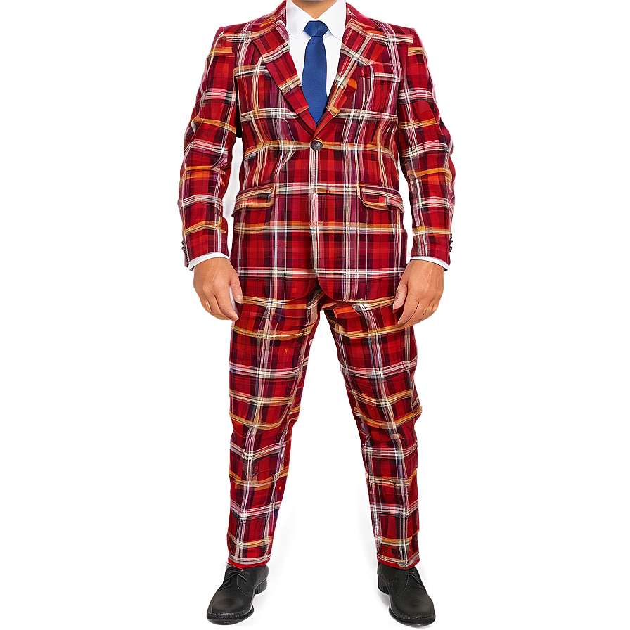 Plaid Suit Png Jhk89 PNG Image