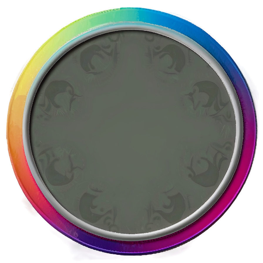 Plain Circle Sticker Png Bys2 PNG Image