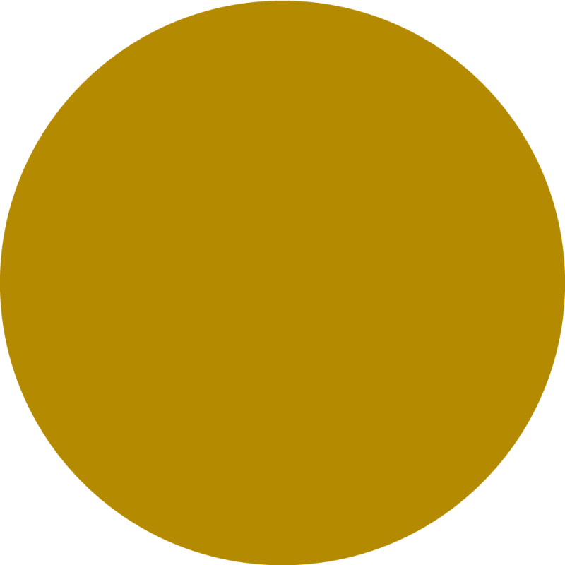 Plain Gold Circle Graphic PNG Image