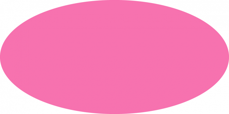 Plain Pink Circle Graphic PNG Image