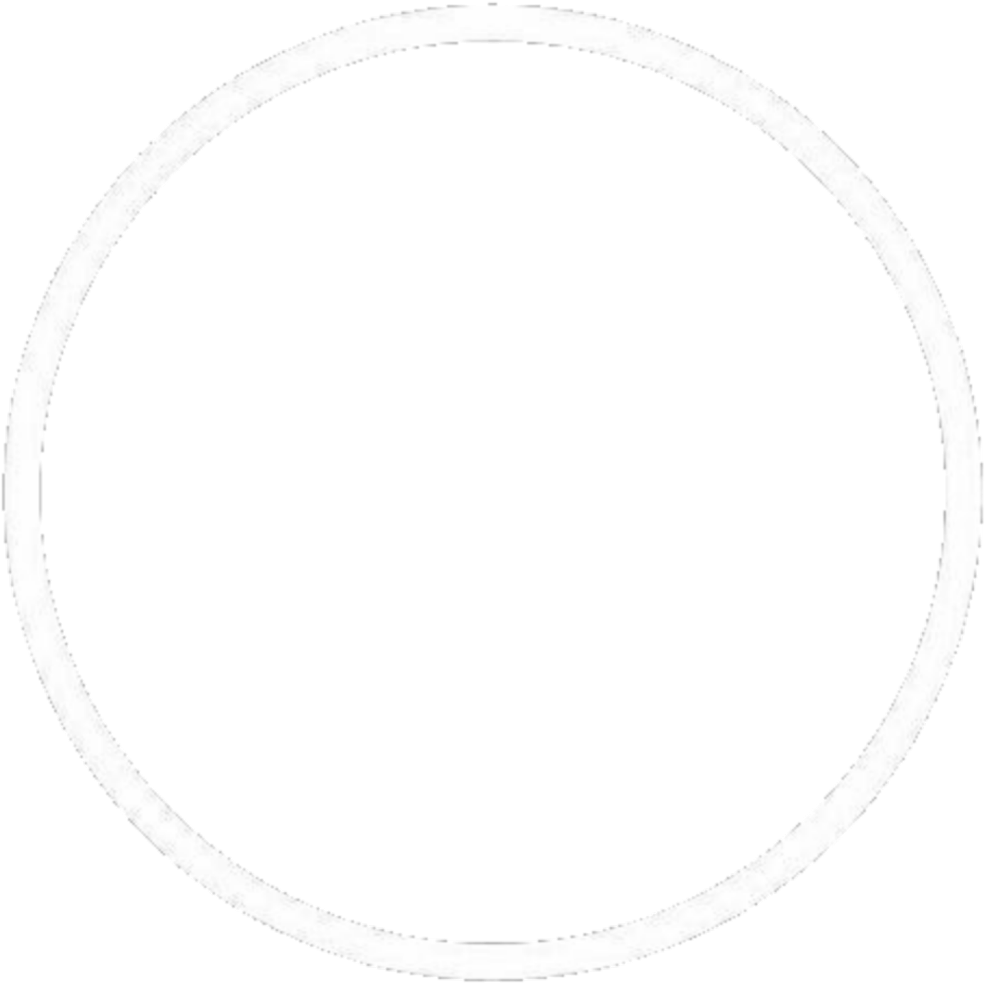 Plain White Circle Graphic PNG Image