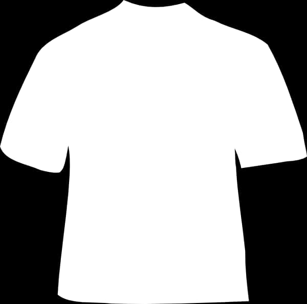 Plain White T Shirt Graphic PNG Image