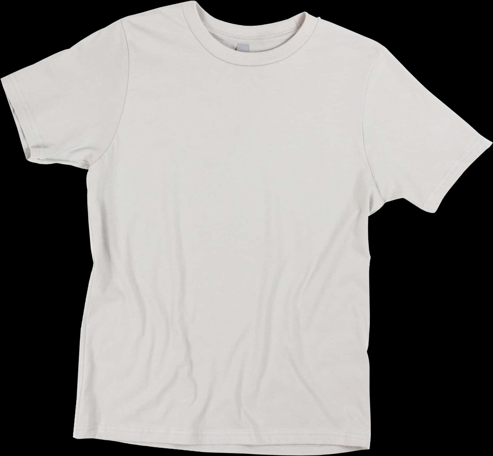 Plain White T Shirt Isolated PNG Image