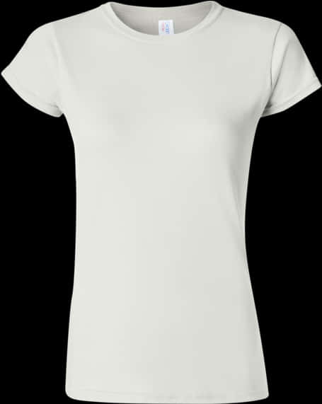 Plain White T Shirt Product Image PNG Image