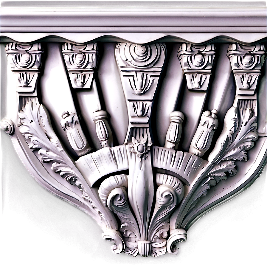 Plaster Cornice Detail Png 4 PNG Image