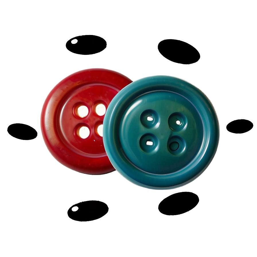 Plastic Buttons Variety Png Bem PNG Image