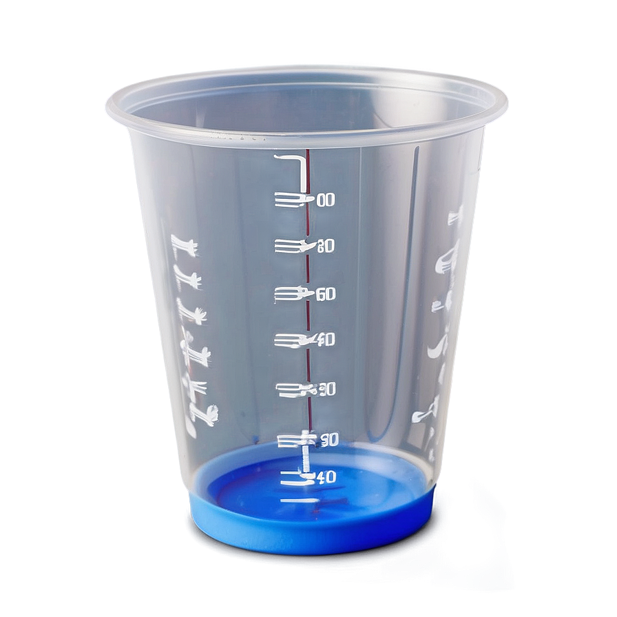 Plastic Cup With Measurements Png Ruu7 PNG Image