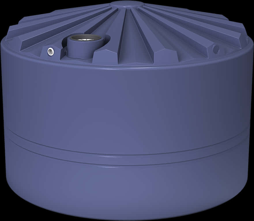 Plastic Water Storage Tank3 D Model PNG Image