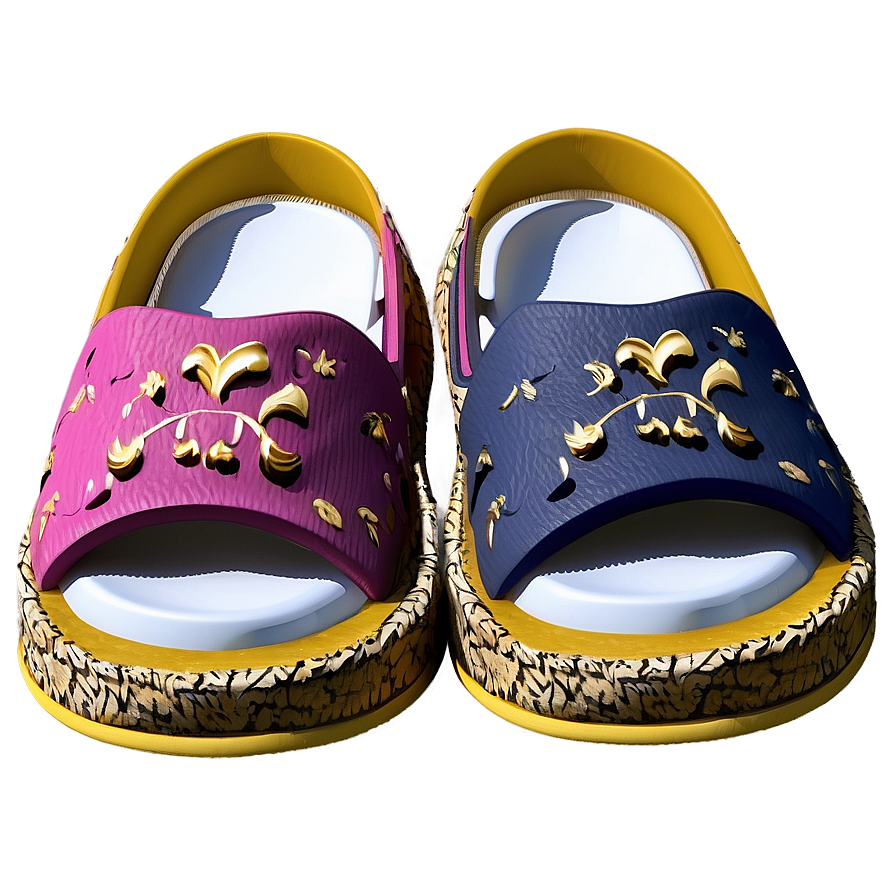 Platform Slippers Png Dld37 PNG Image