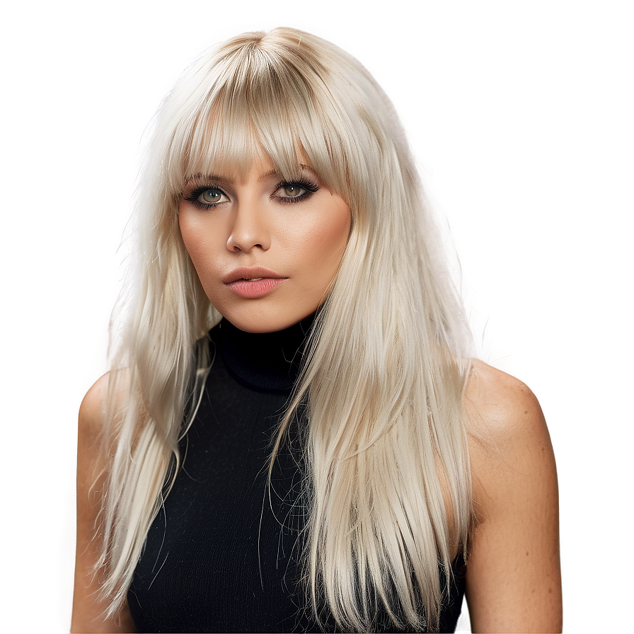 Platinum Blonde Bangs Png Epq77 PNG Image