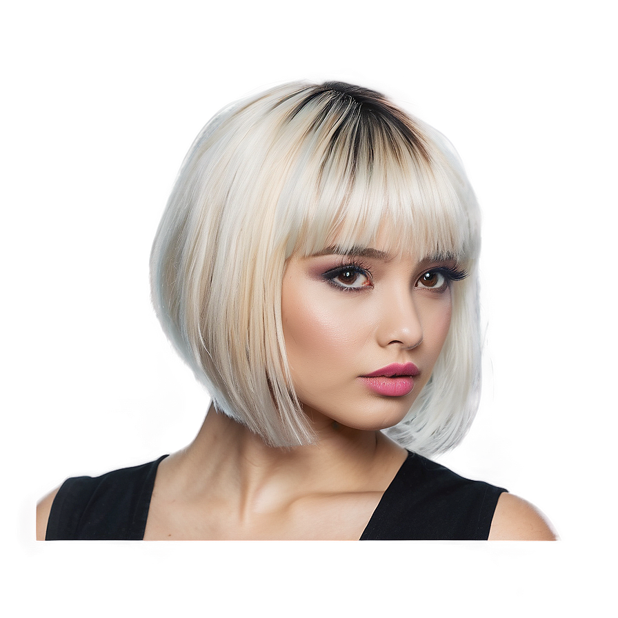 Platinum Blonde Bangs Png Hni3 PNG Image