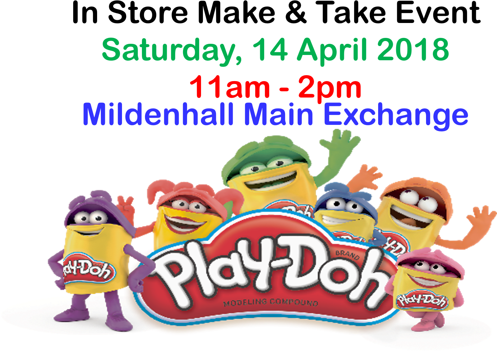 Play Doh Event Promotion2018 PNG Image