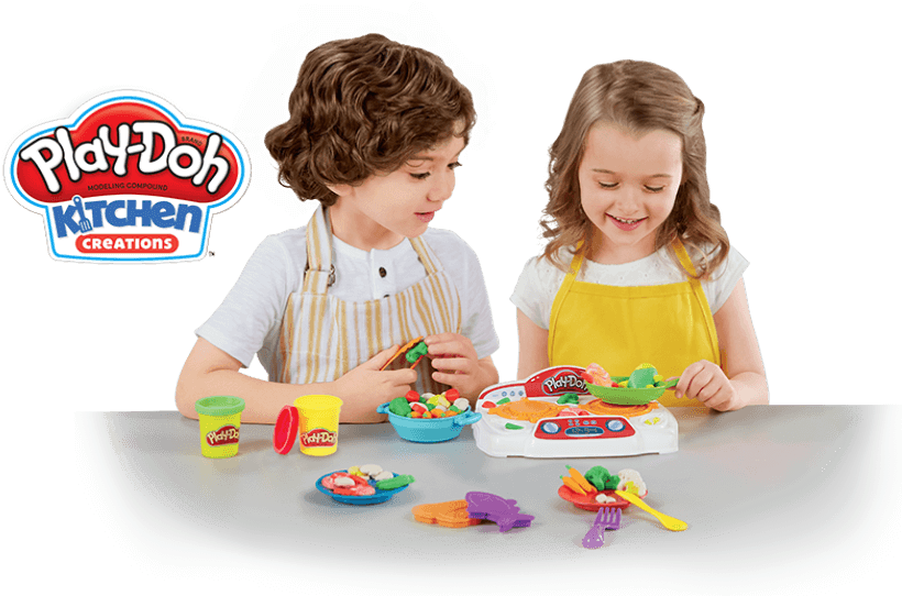 Play Doh Kitchen Creations Children Playing PNG Image