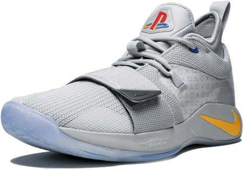 Play Station Inspired Sneaker Design PNG Image