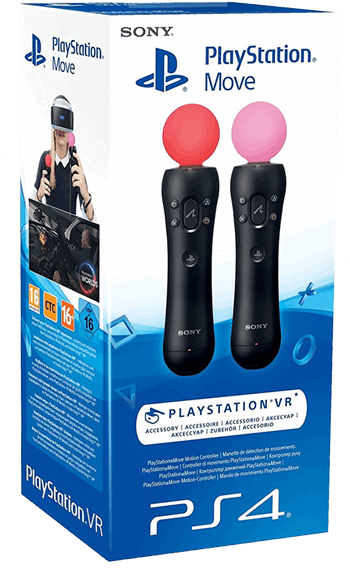 Play Station Move Controllers Packaging PNG Image