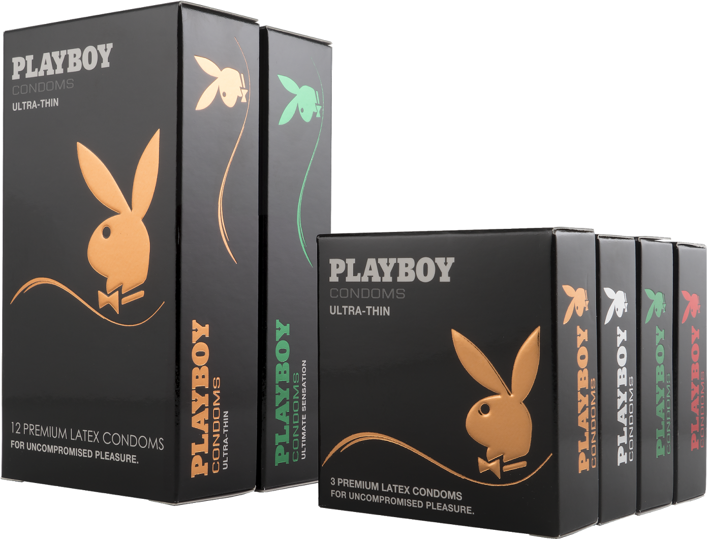 Playboy Condom Packages PNG Image