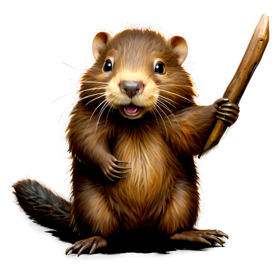 Playful Beaver Cub Png Tvr PNG Image