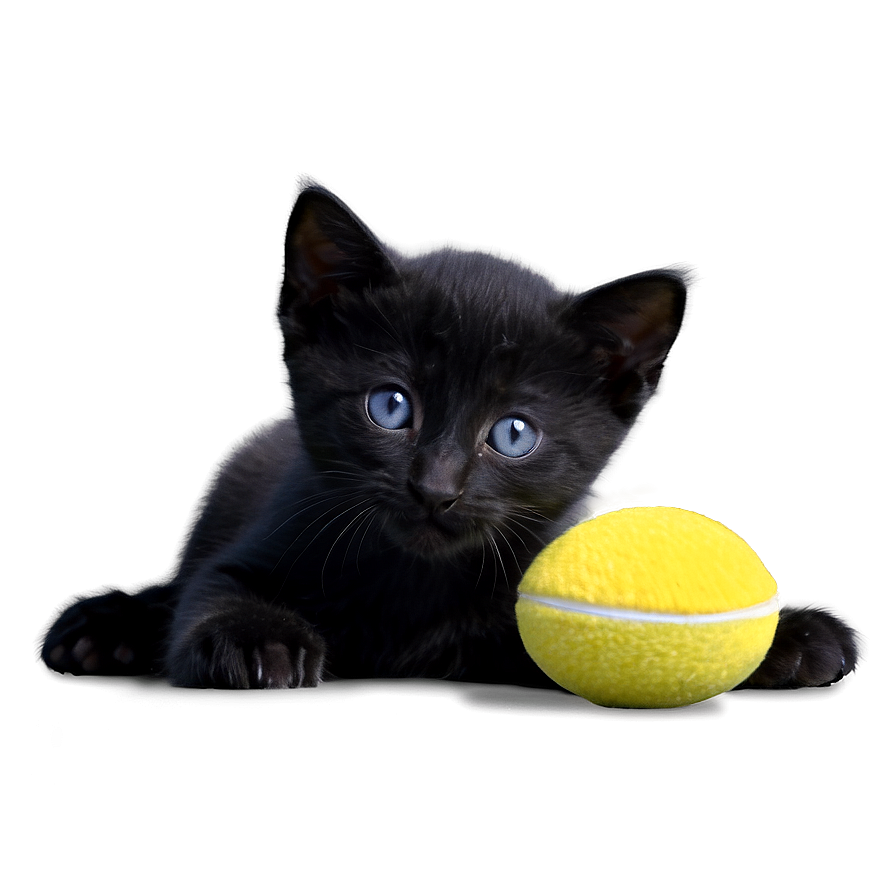 Playful Black Kitten Png 88 PNG Image