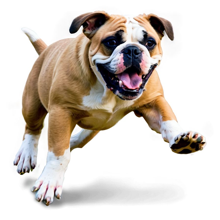 Playful Bulldogs In Action Png Efr72 PNG Image