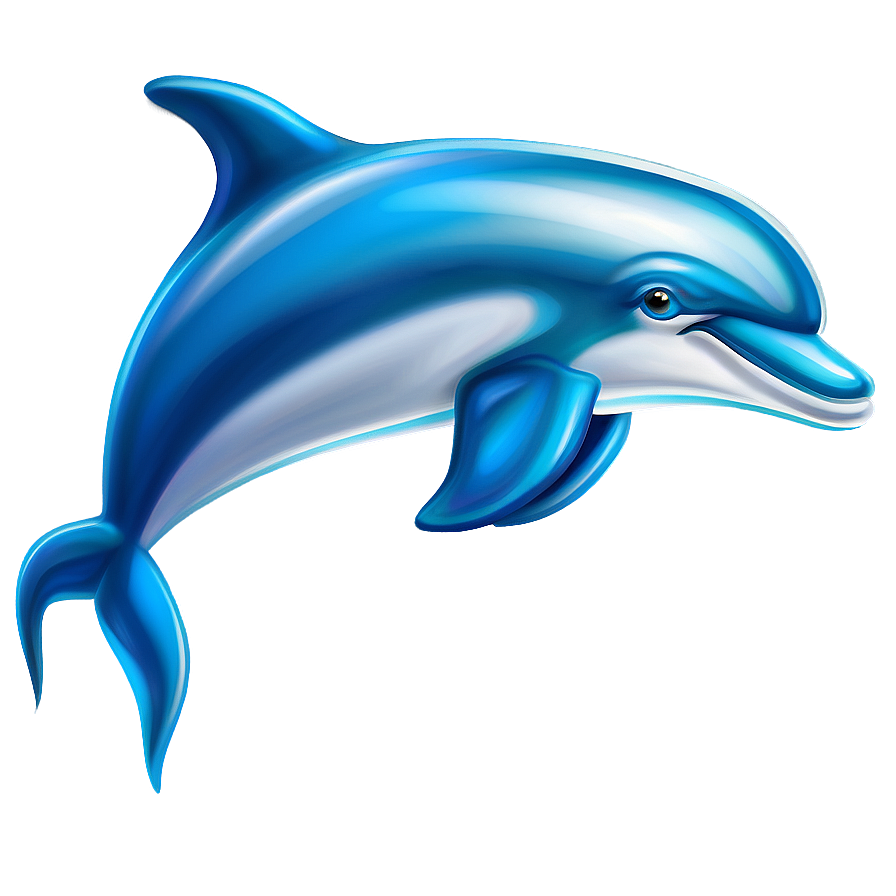 Playful Cartoon Dolphin Drawing Png Mnt PNG Image