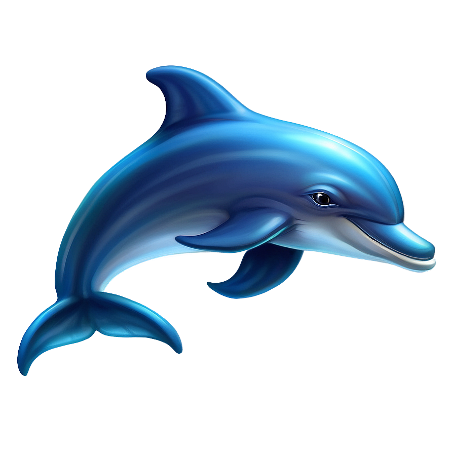 Playful Cartoon Dolphin Drawing Png Xqy PNG Image