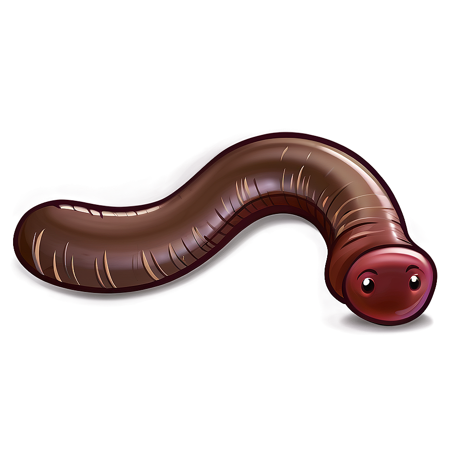 Playful Earthworm Cartoon Png 78 PNG Image