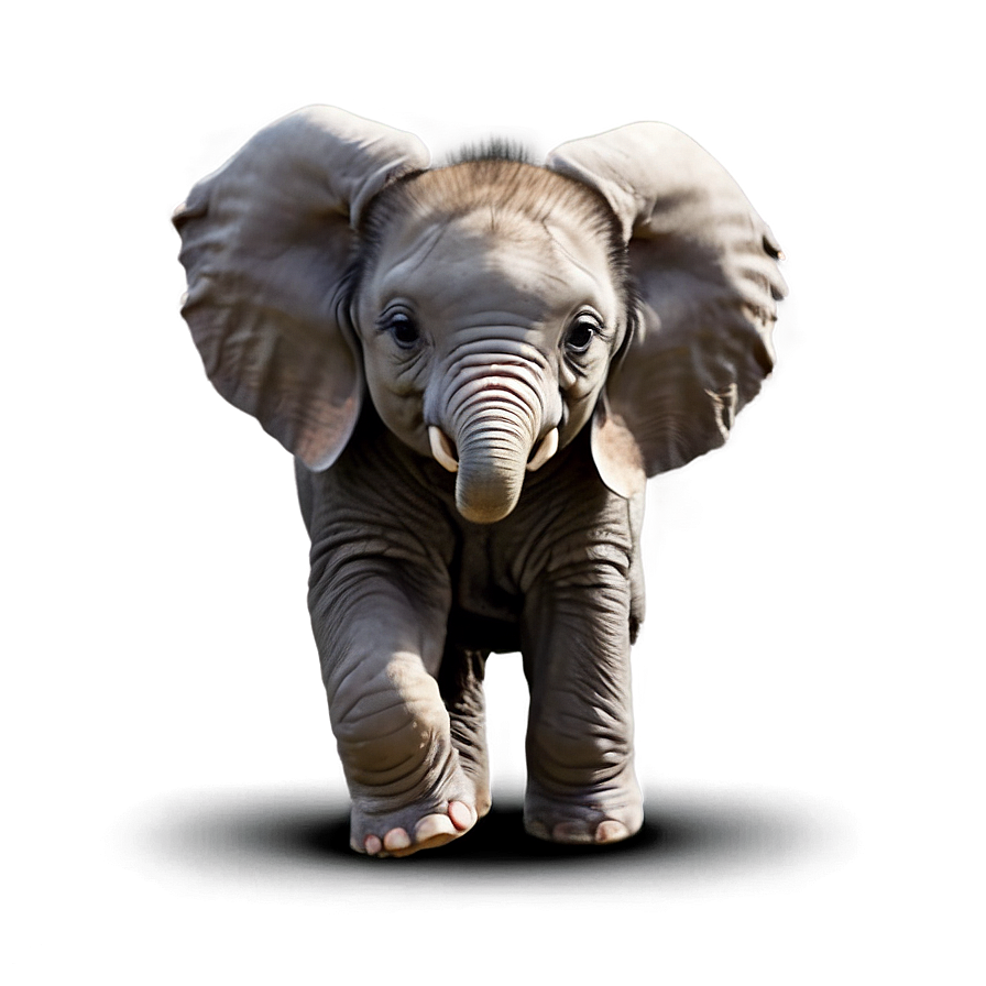 Playful Elephant Calf Png Lwj72 PNG Image