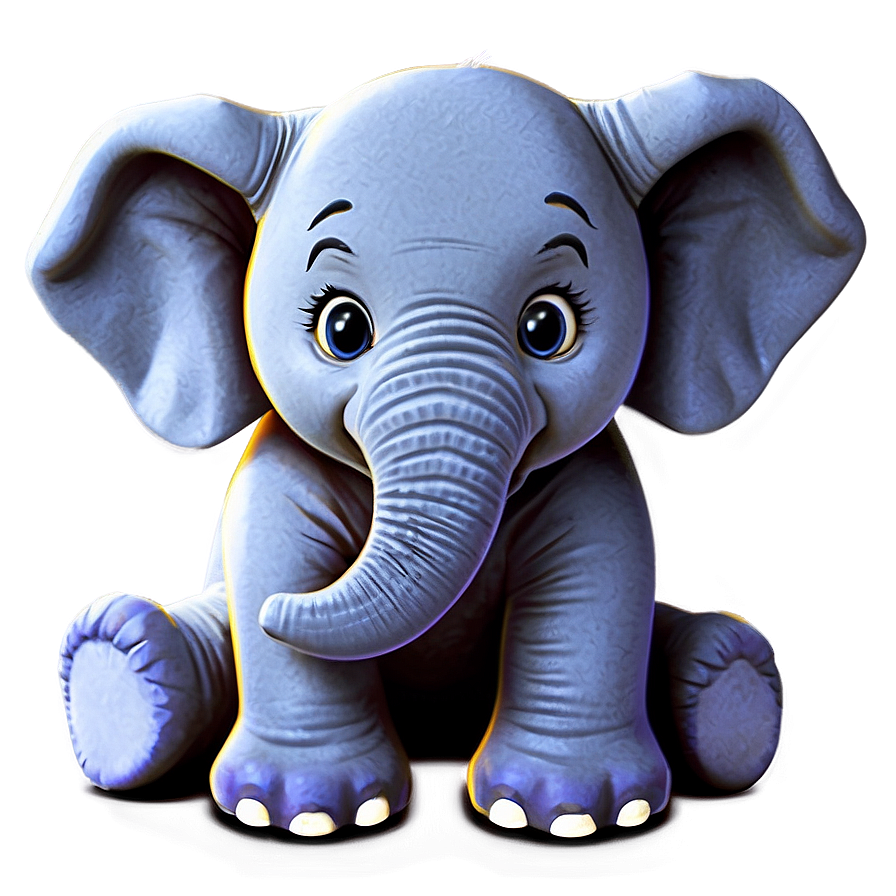 Playful Elephant Cartoon Png 06212024 PNG Image