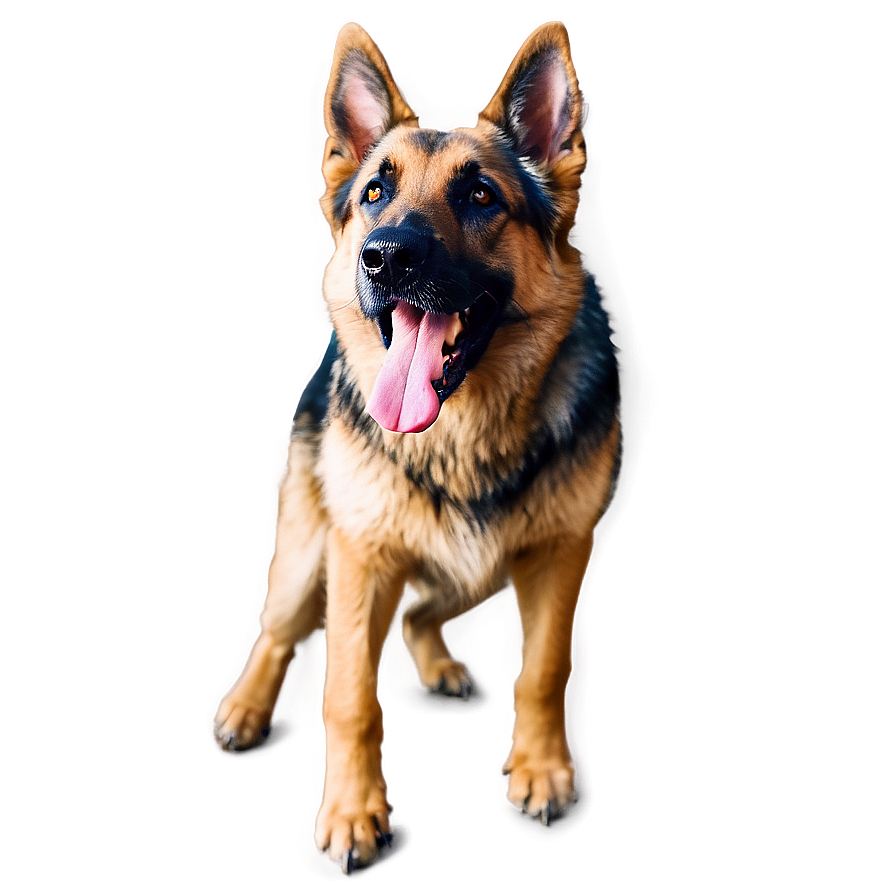 Playful German Shepherd Png Rcv11 PNG Image