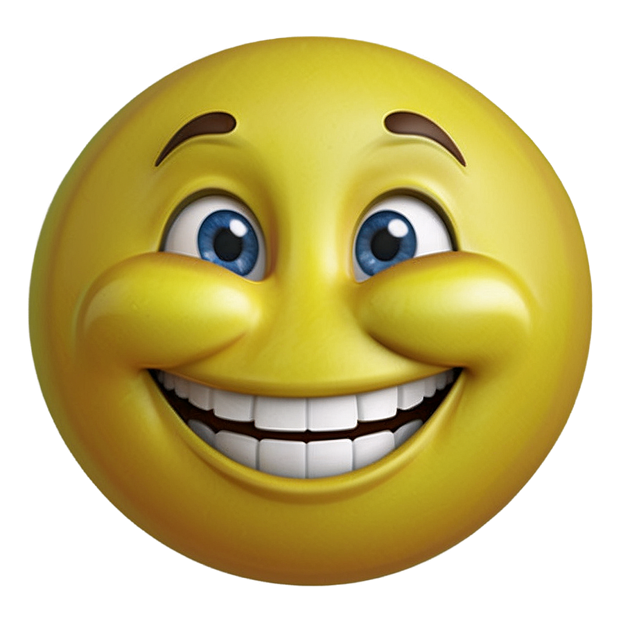 Playful Grin Emoji Png Rst PNG Image