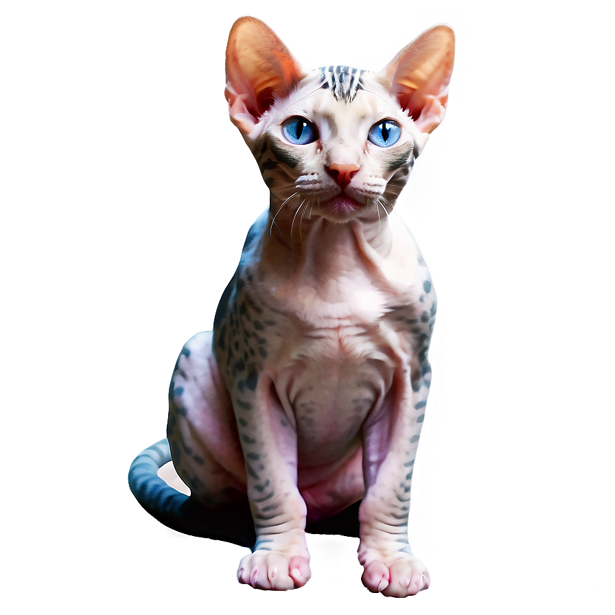 Playful Hairless Cat Png Ugr PNG Image