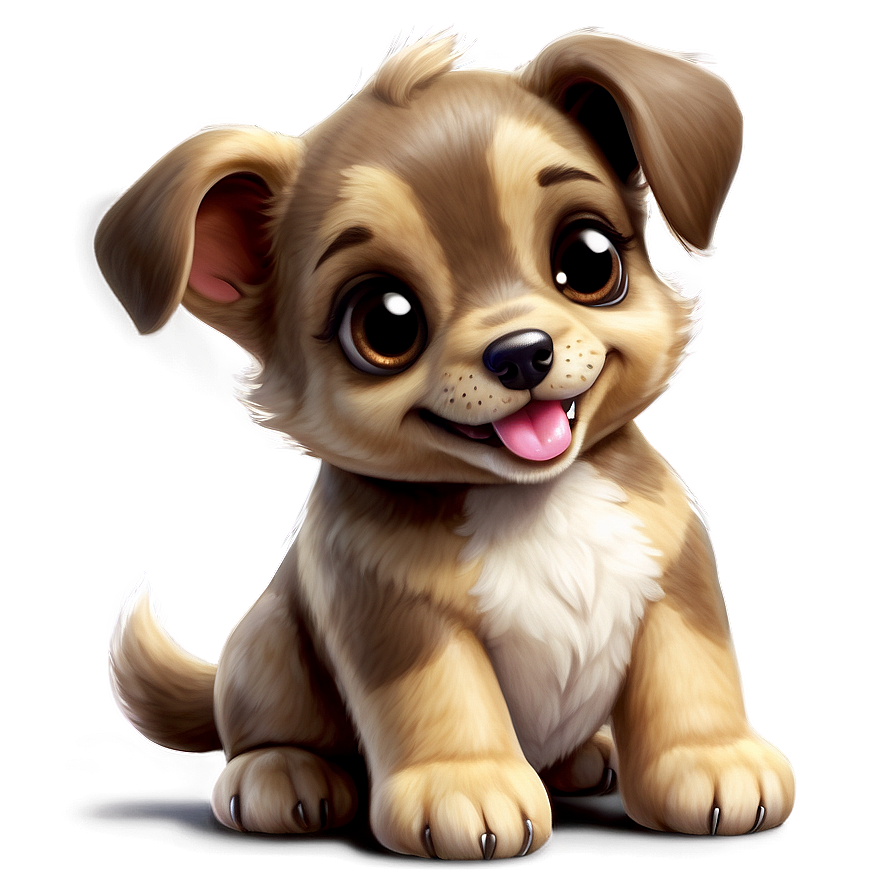 Playful Kawaii Puppy Art Png Lun88 PNG Image