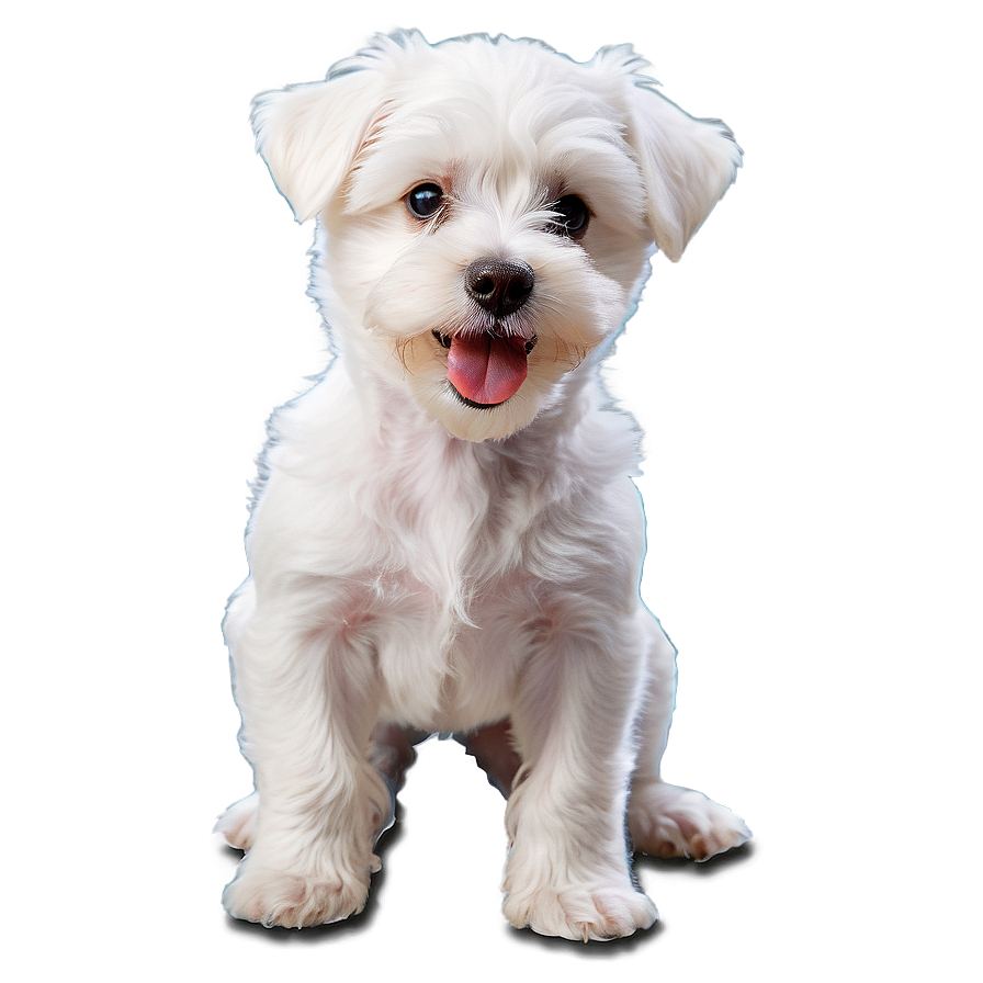 Playful Maltese Pup Png 45 PNG Image