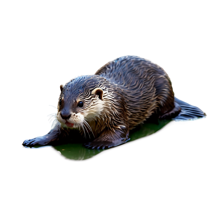 Playful Otter Png Imk PNG Image