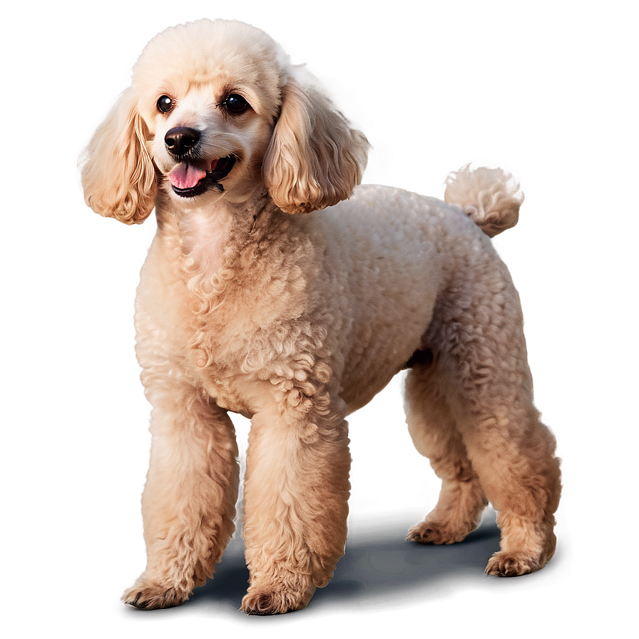 Playful Poodle Pose Png Nax38 PNG Image