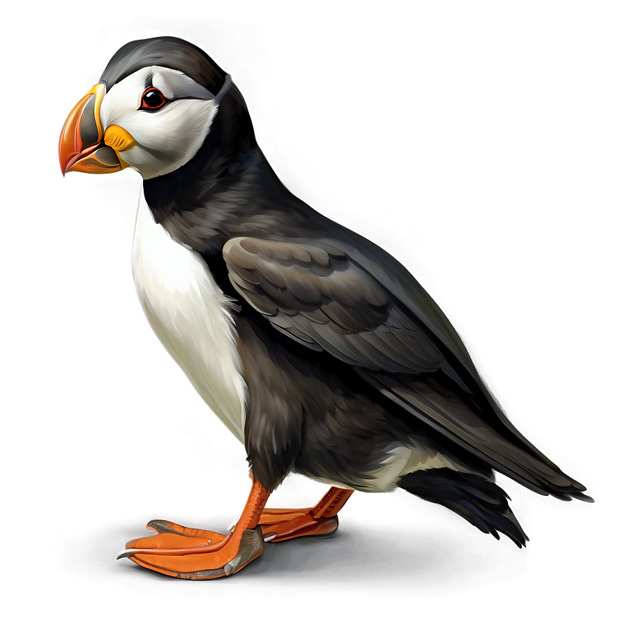 Playful Puffin Art Png 06292024 PNG Image