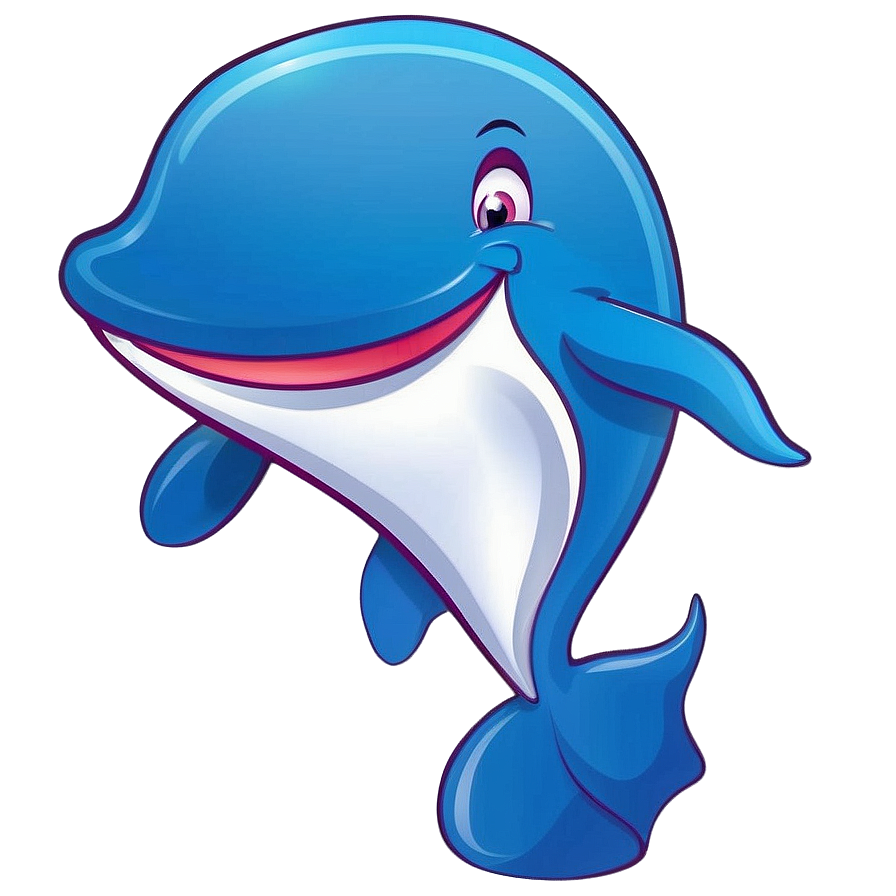 Playful Whale Cartoon Png Sbp23 PNG Image