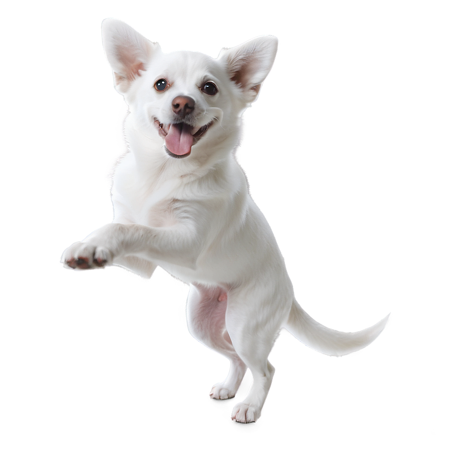 Playful White Dog Png Irg PNG Image