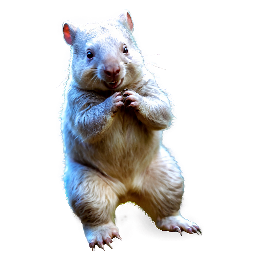 Playful Wombat Png 06252024 PNG Image