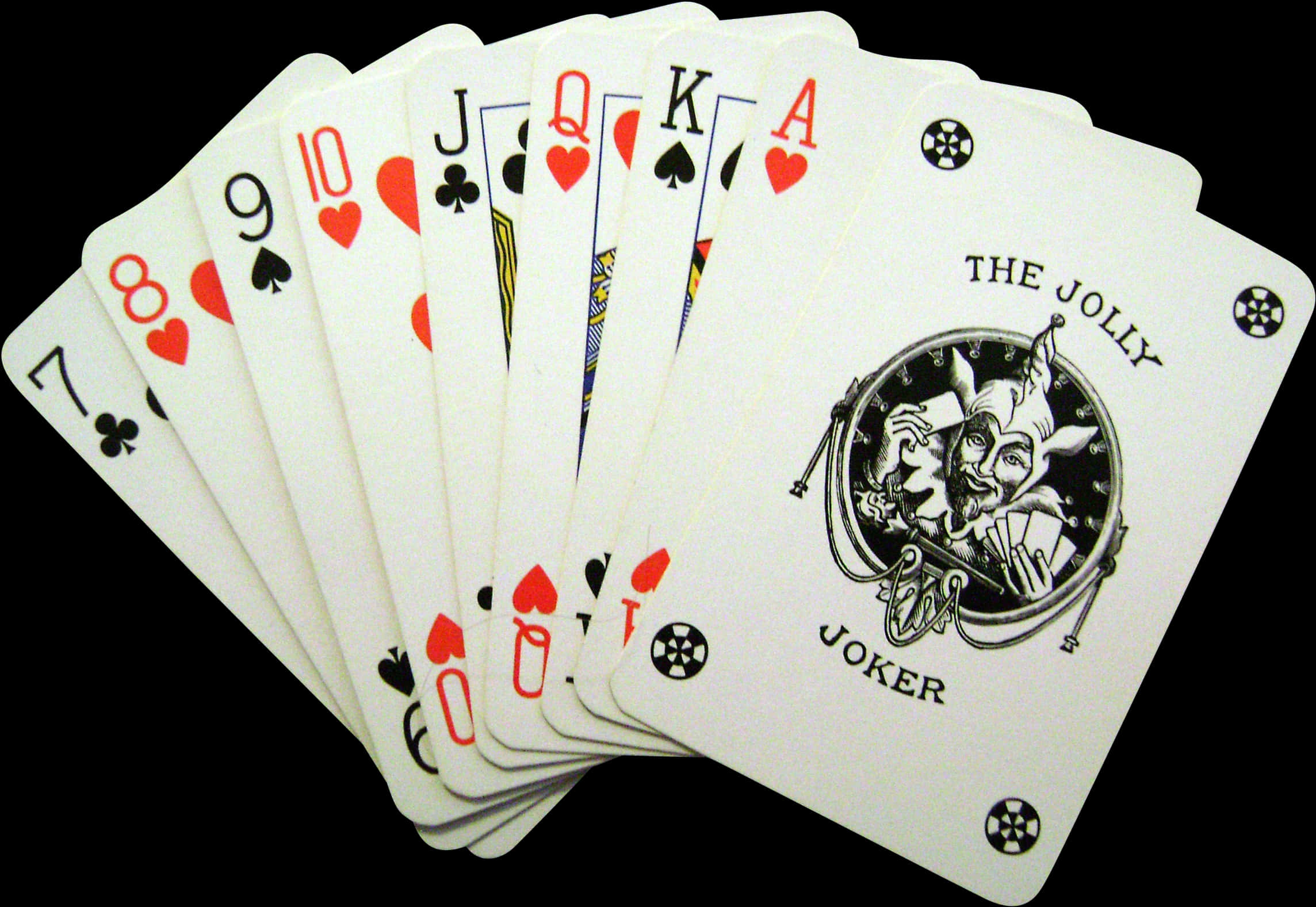 Playing Cards Spreadwith Joker PNG Image