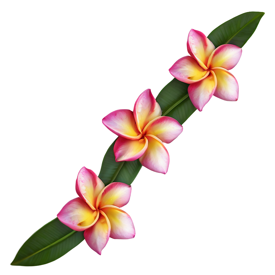 Plumeria Decoration Png Nim PNG Image